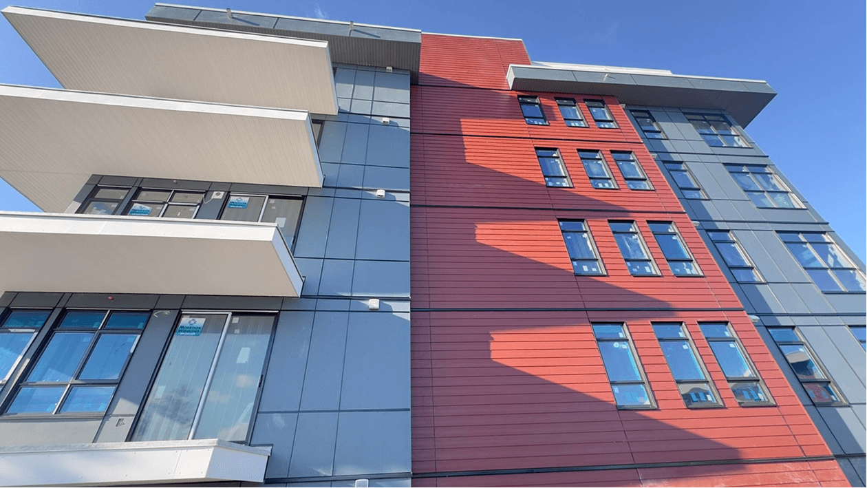 Mcrobb development outside siding